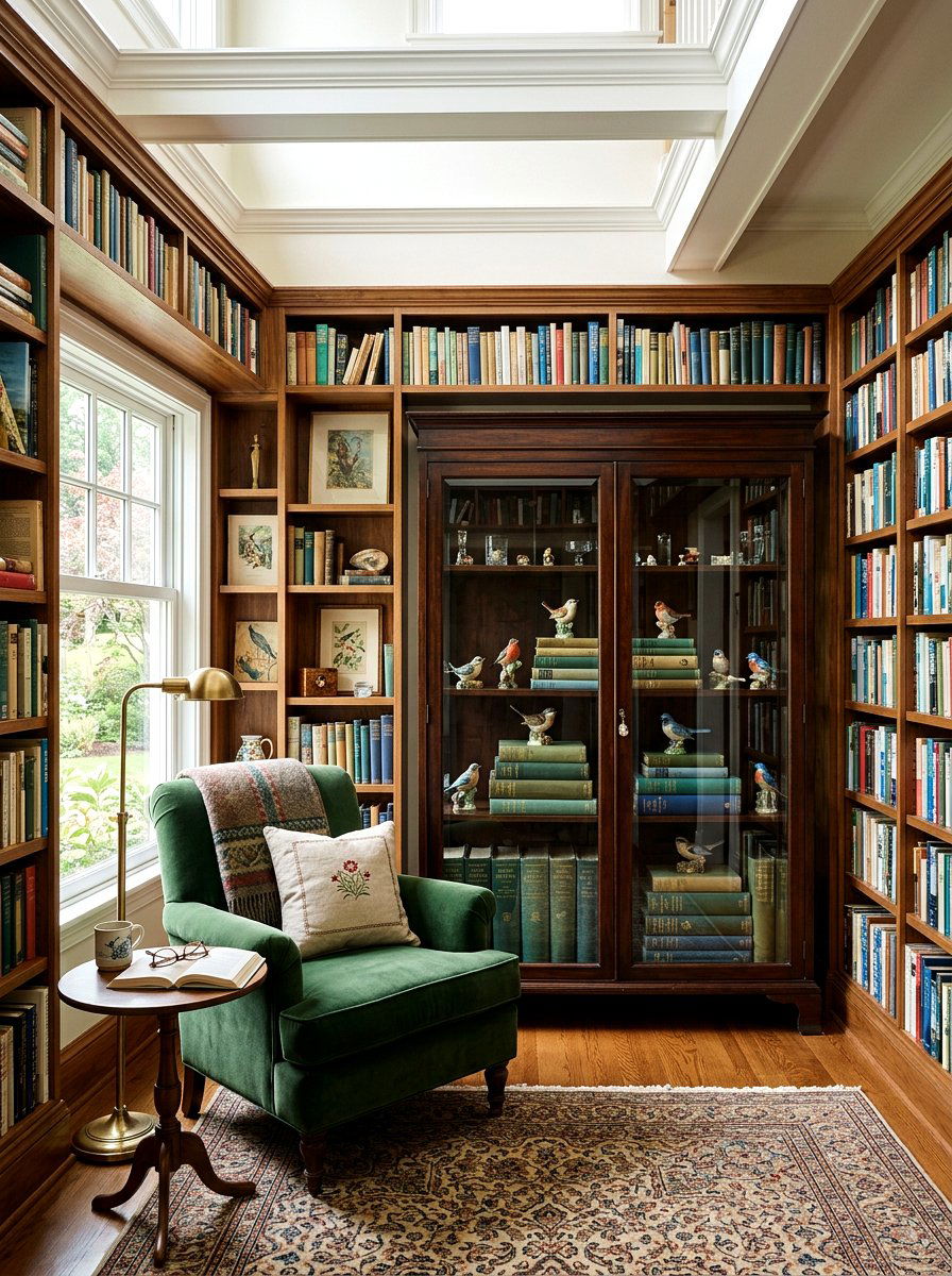 Stacked Old Books - 25 Spring Curio Cabinet Ideas