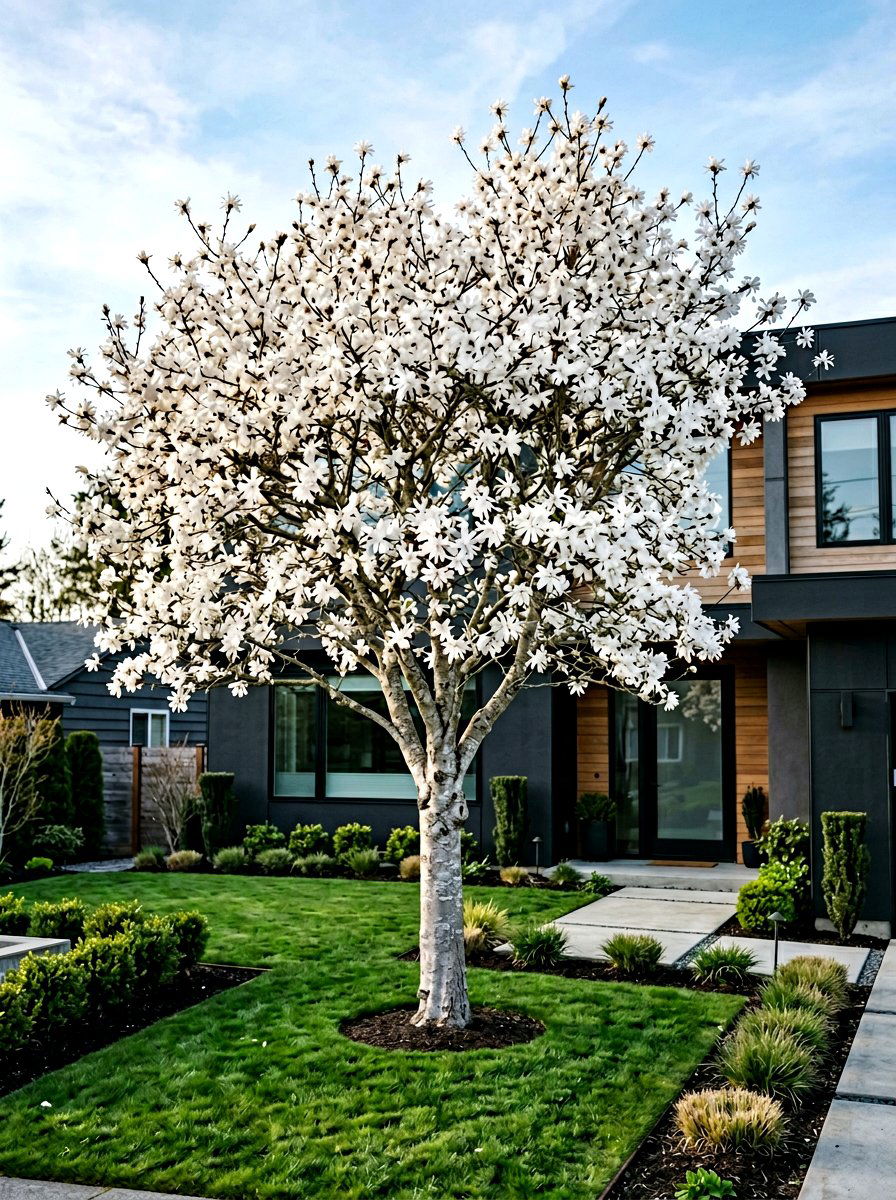 Star Magnolia - 25 Spring Flowering Tree Ideas