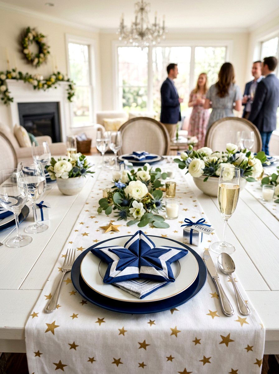Star Napkin - 25 Spring Napkin Folding Ideas