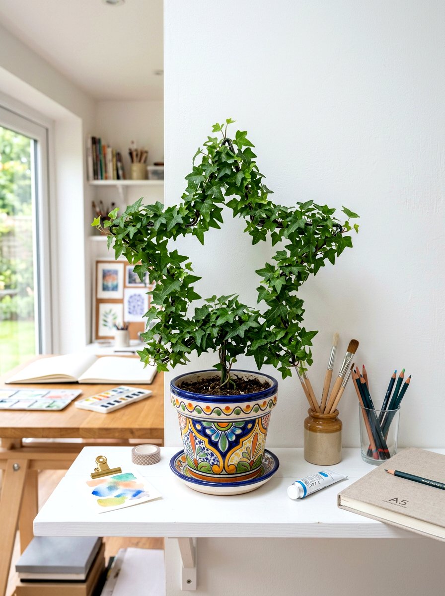 Star Shape Ivy Topiary - 25 Spring Ivy Topiary Ideas