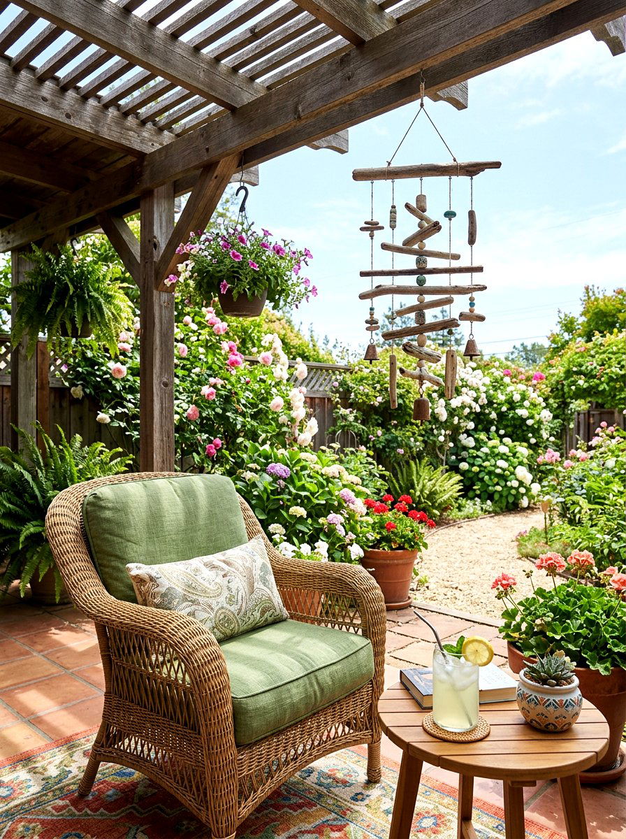 Stick Wind Chime - 25 Spring Nature Craft Ideas