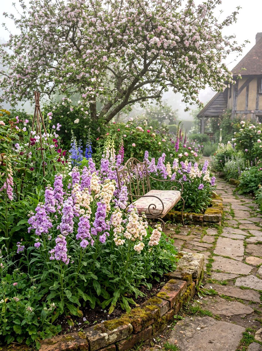 Stock Flower Spike - 25 Spring Annual Flower Ideas