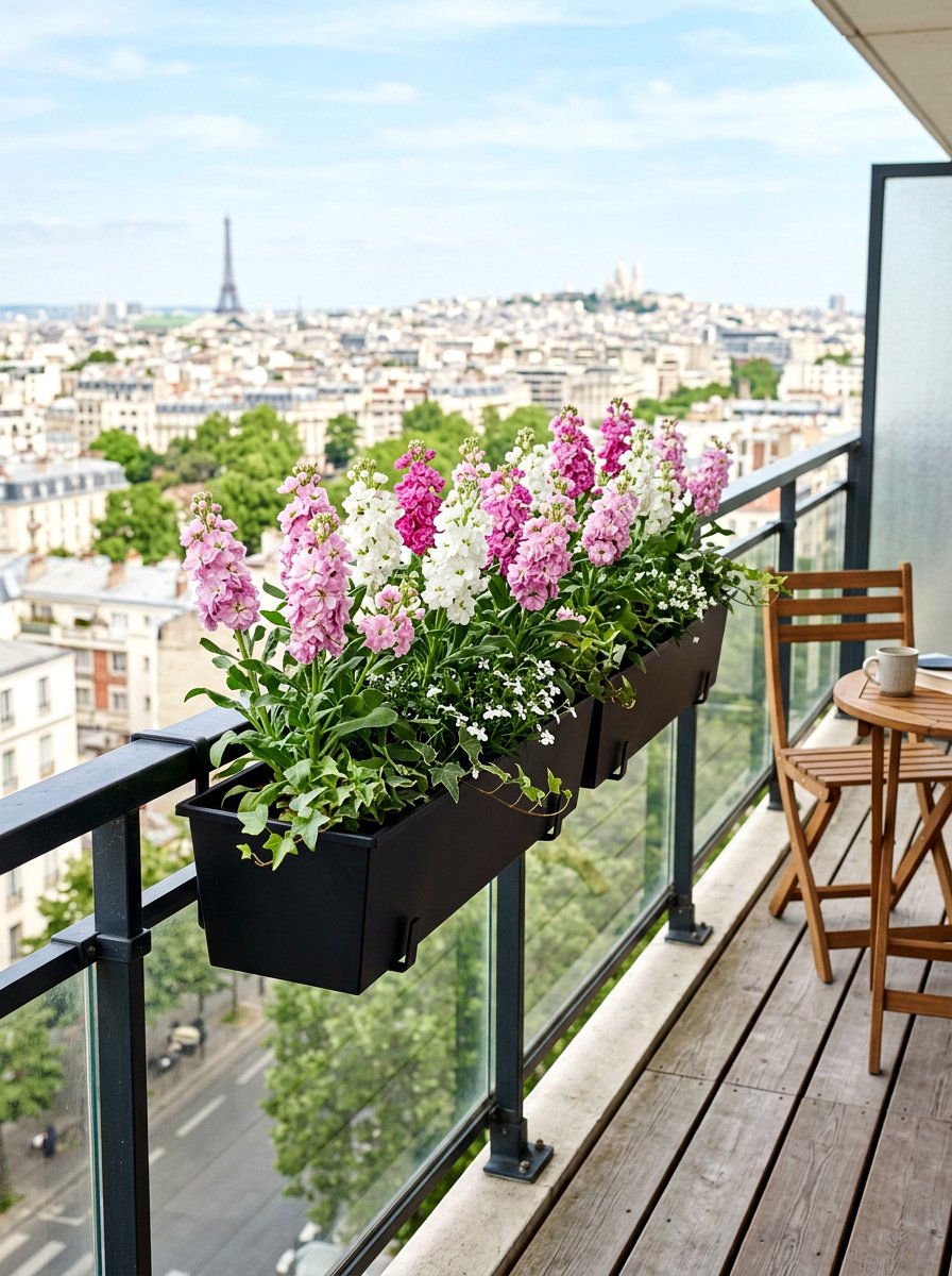 Stock flower balcony planter - 25 Spring Stock Flower Ideas
