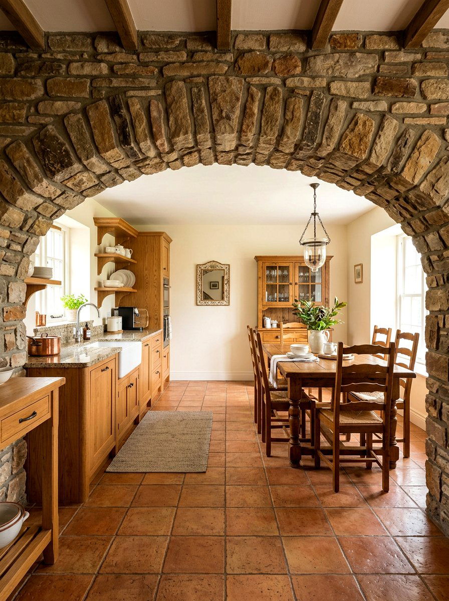 Stone Archway - 25 Spring Tuscan Decor Ideas