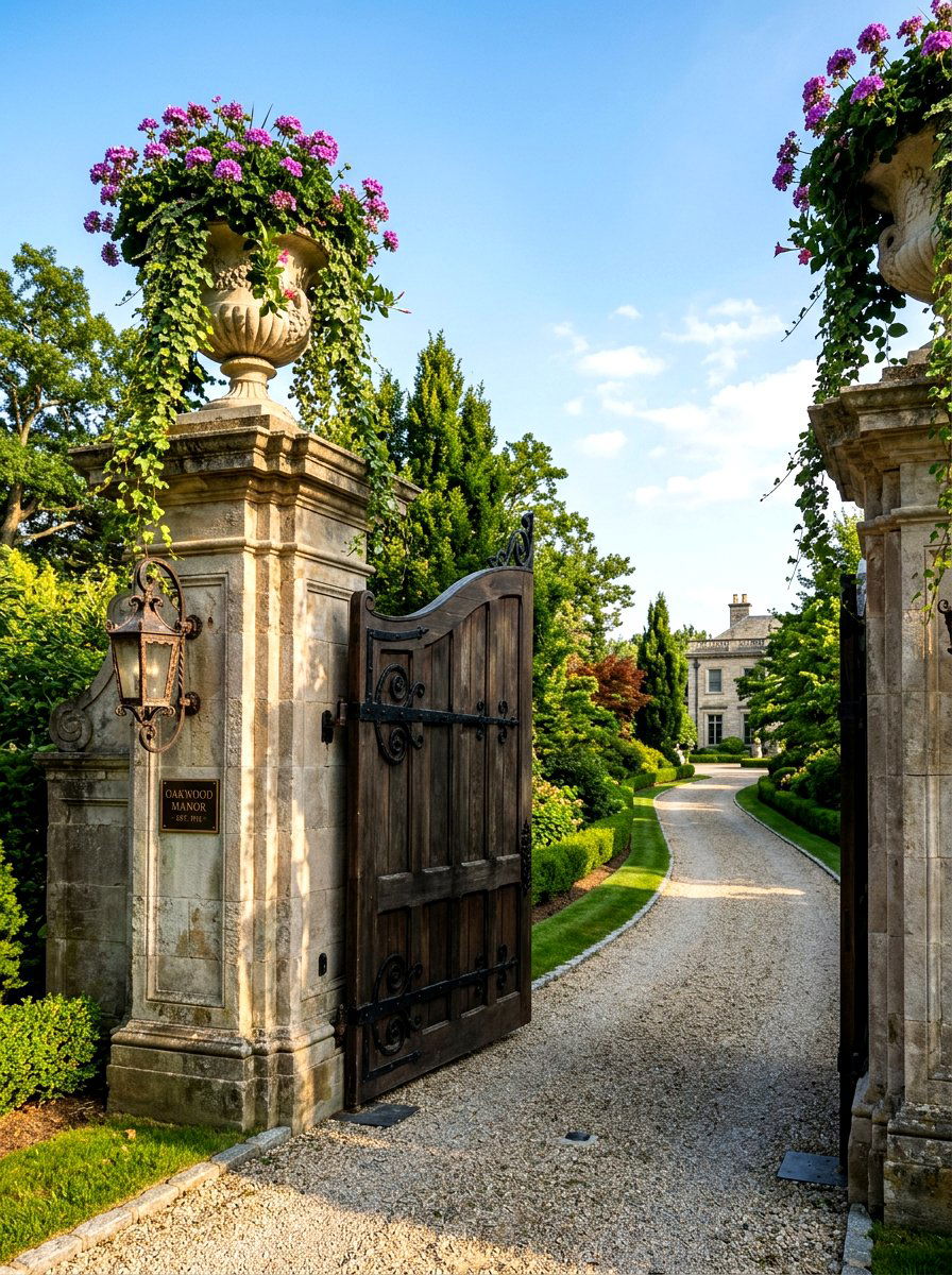 25 Lovely Spring Front Gate Decor Ideas for Your Entrance