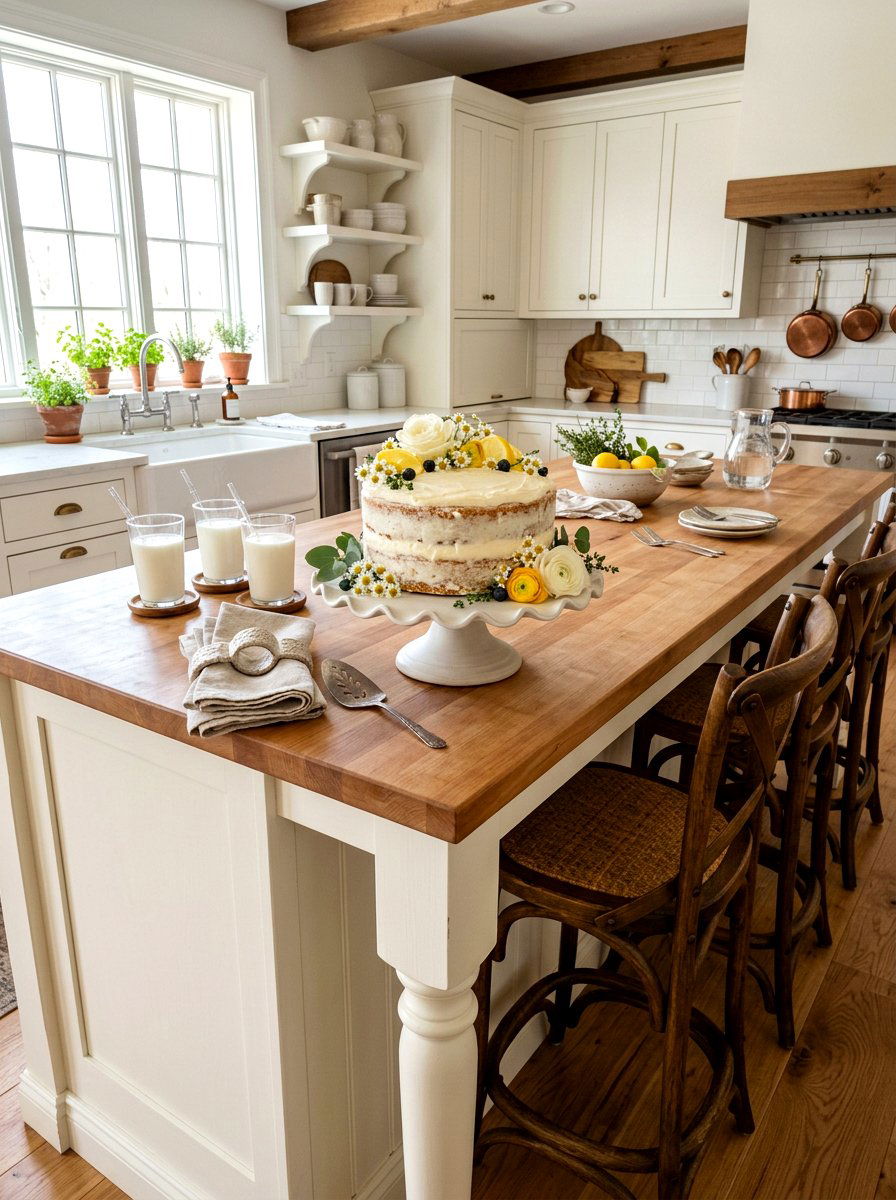 Stoneware Cake Stand - 25 Spring Stoneware Decor Ideas