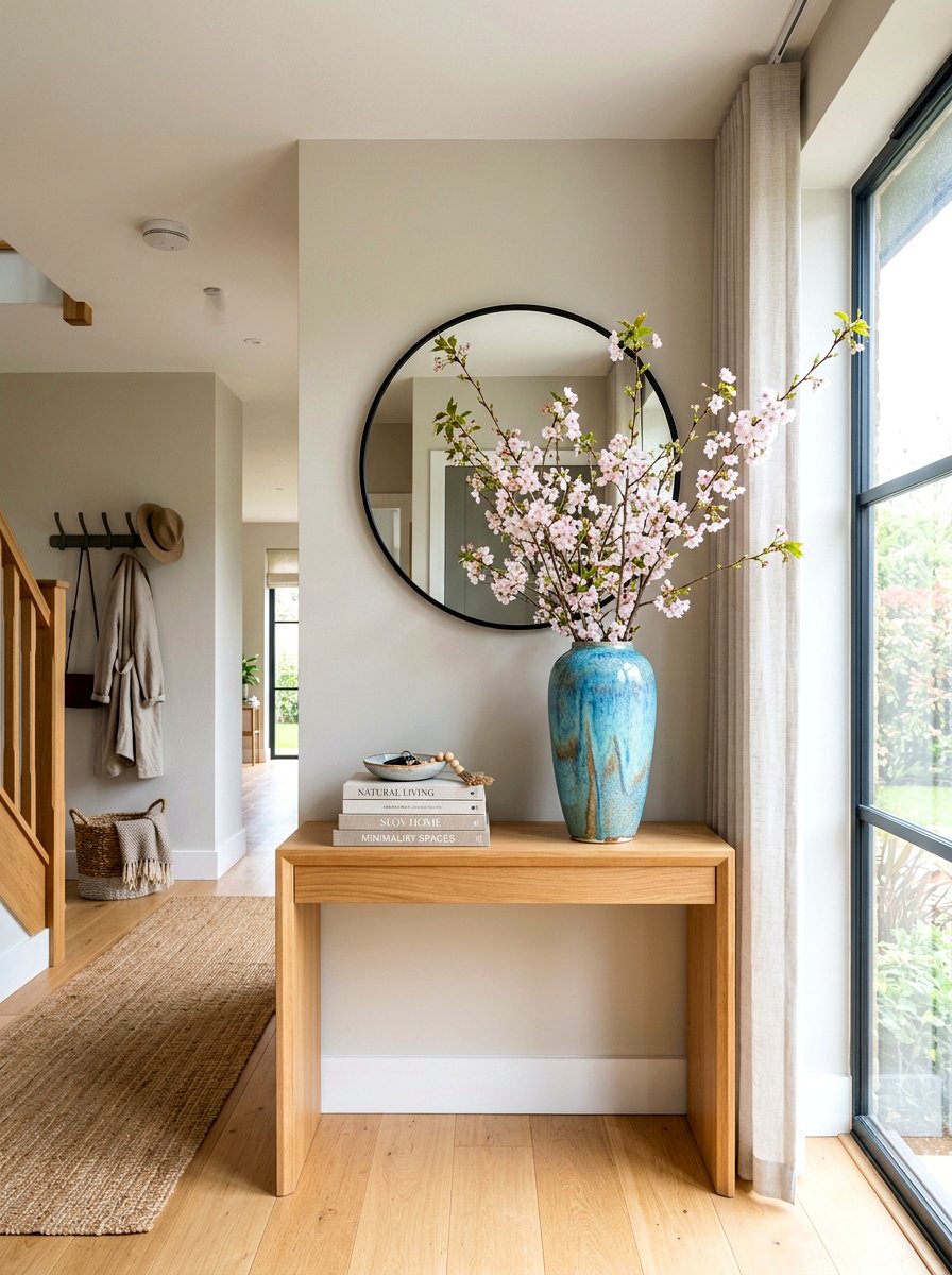 Stoneware Flower Vase - 25 Spring Stoneware Decor Ideas