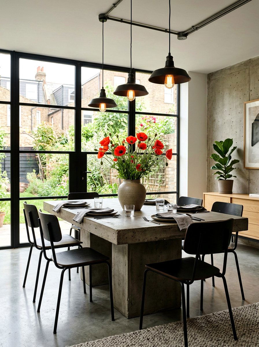 Stoneware Poppy Display - 25 Spring Flower Vase Ideas