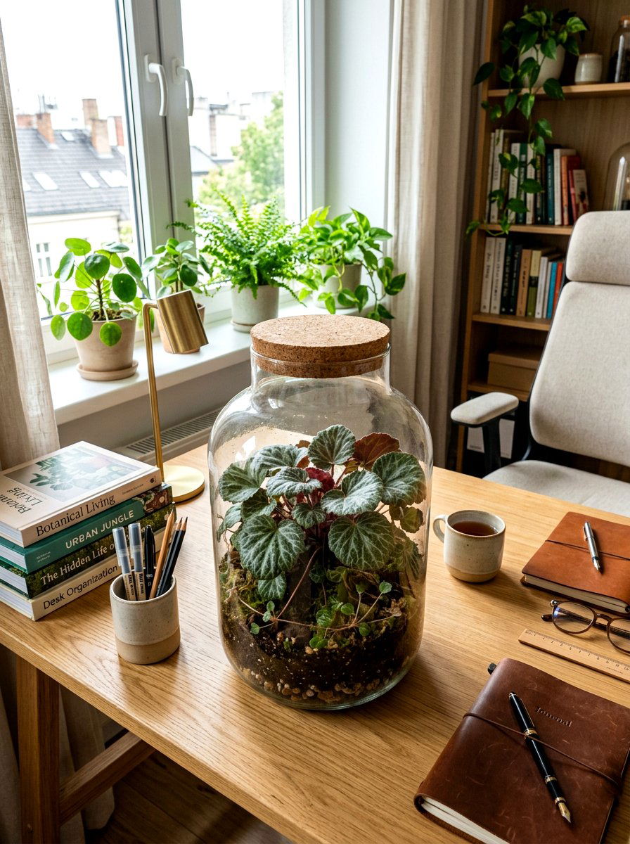 Strawberry Begonia - 25 Spring Terrarium Plant Ideas