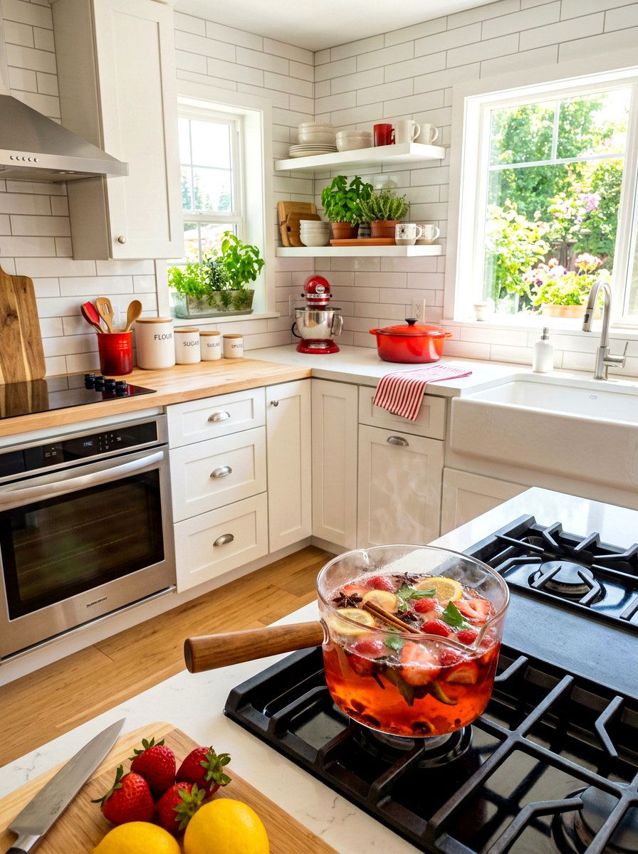 Strawberry lemon simmer pot - 25 Spring Simmer Pot Ideas