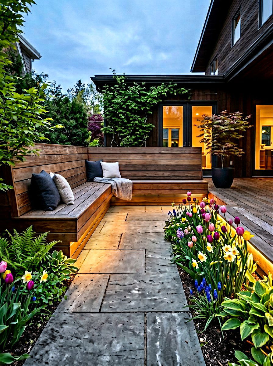 Strip Light - 25 Spring Porch Lighting Ideas
