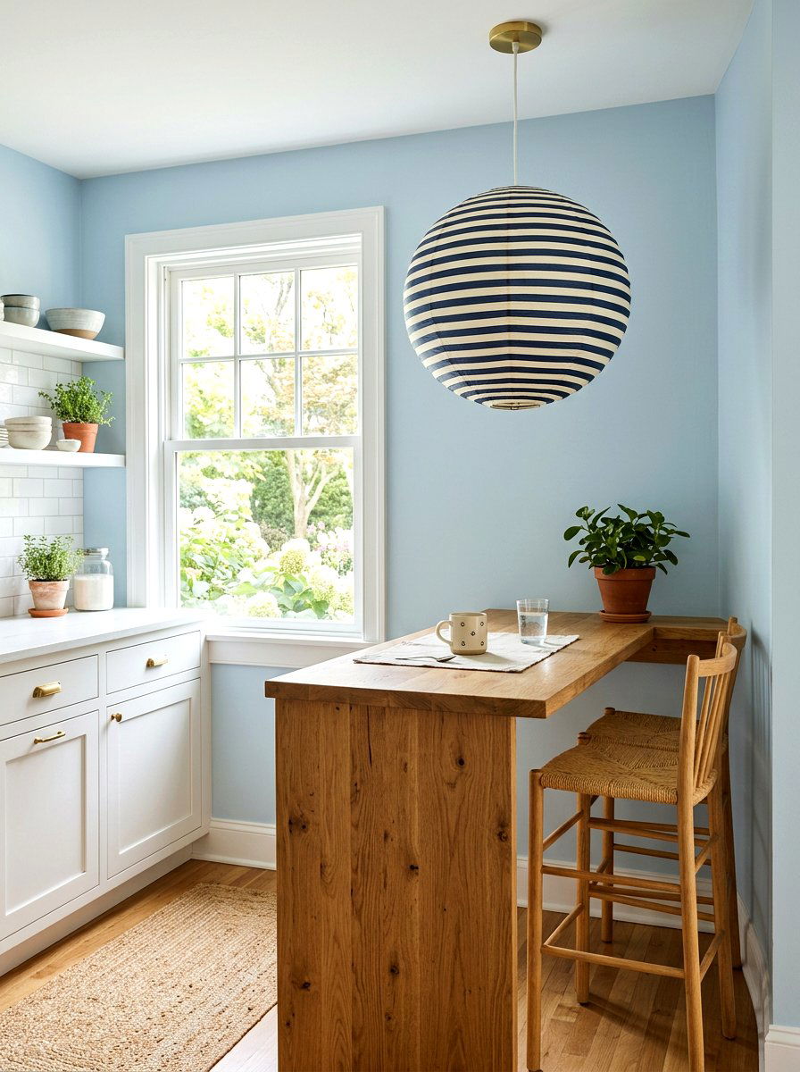 Striped Paper Lantern - 25 Spring Paper Lantern Ideas