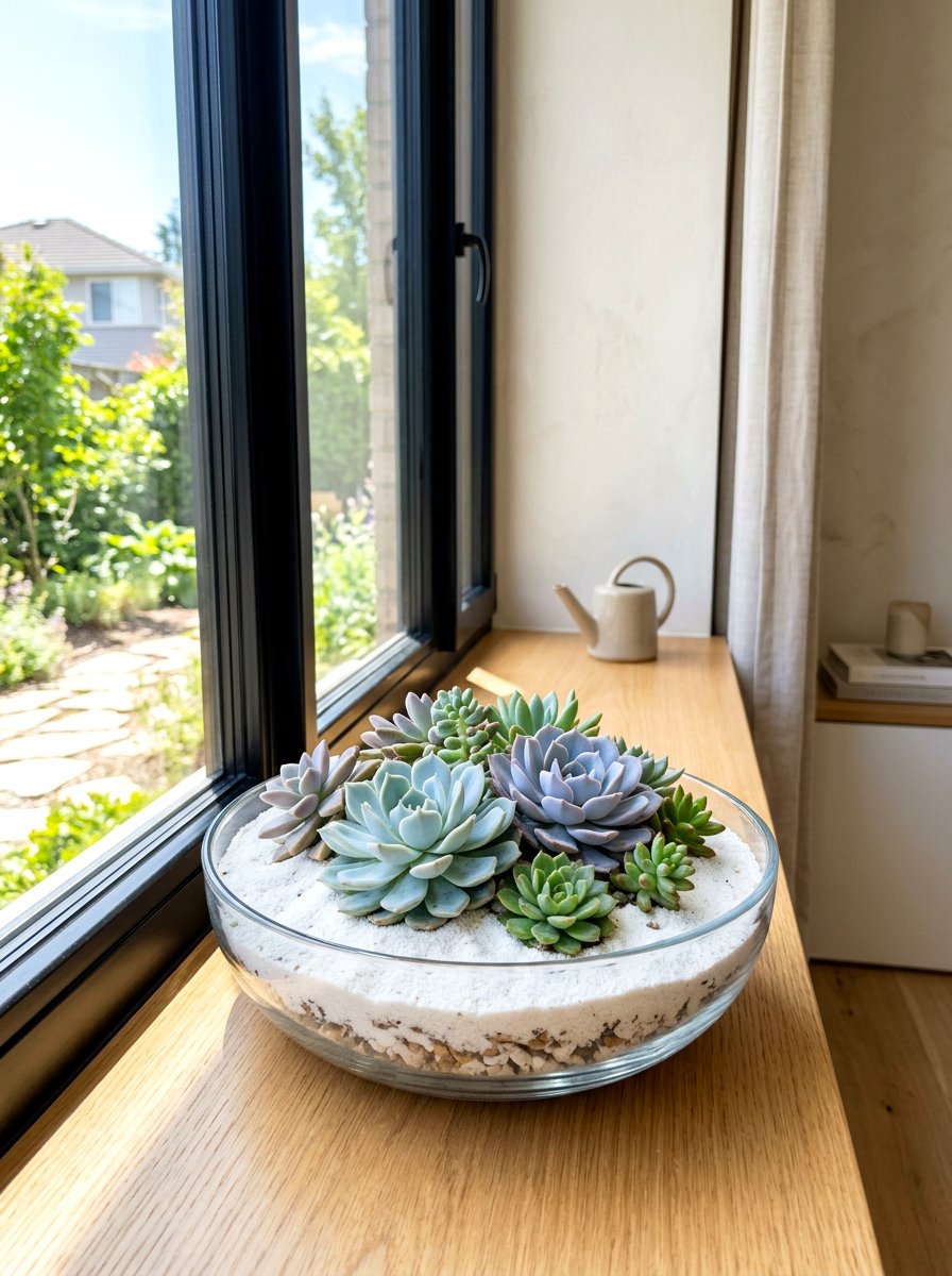 Succulent Arrangement - 25 Spring Terrarium Ideas