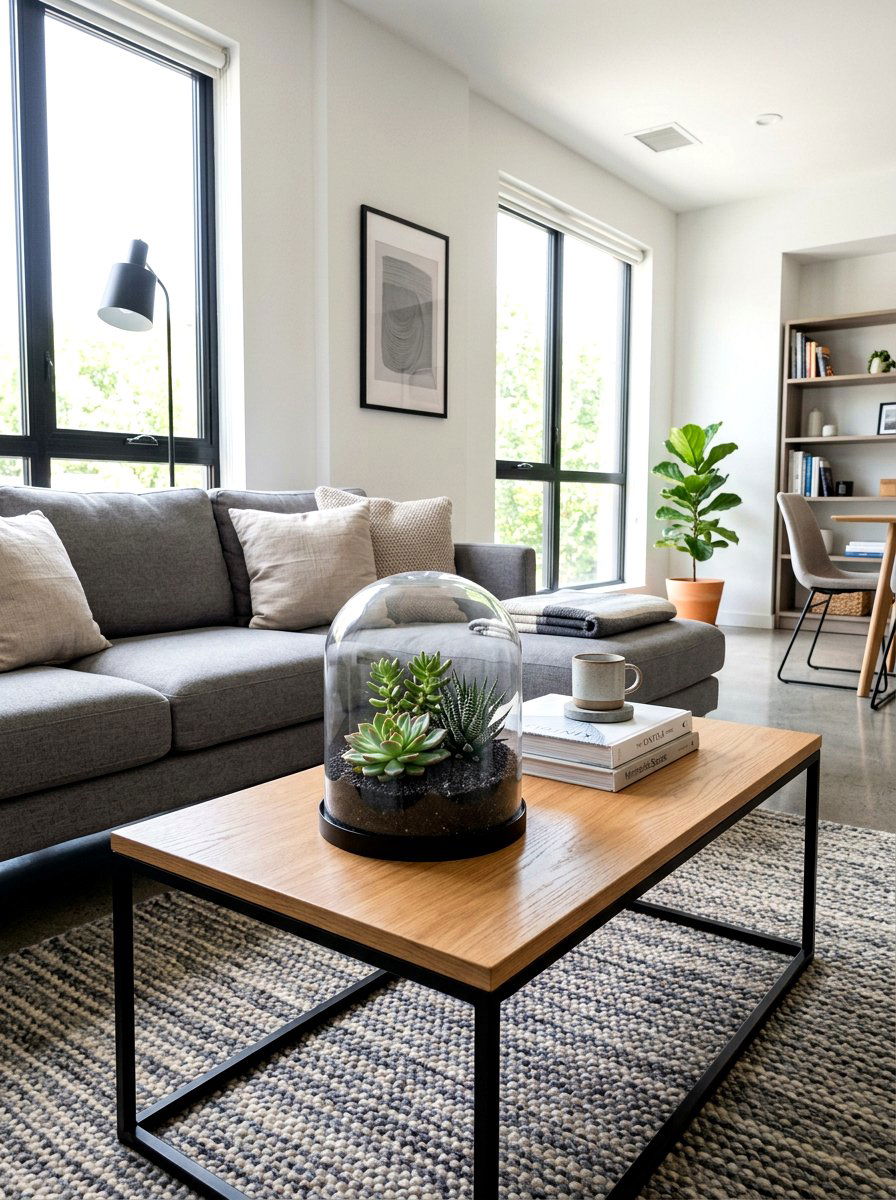 Succulent Cloche - 25 Spring Cloche Decor Ideas