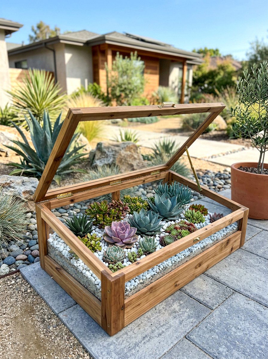Succulent Cold Frame - 25 Spring Cold Frame Decor Ideas
