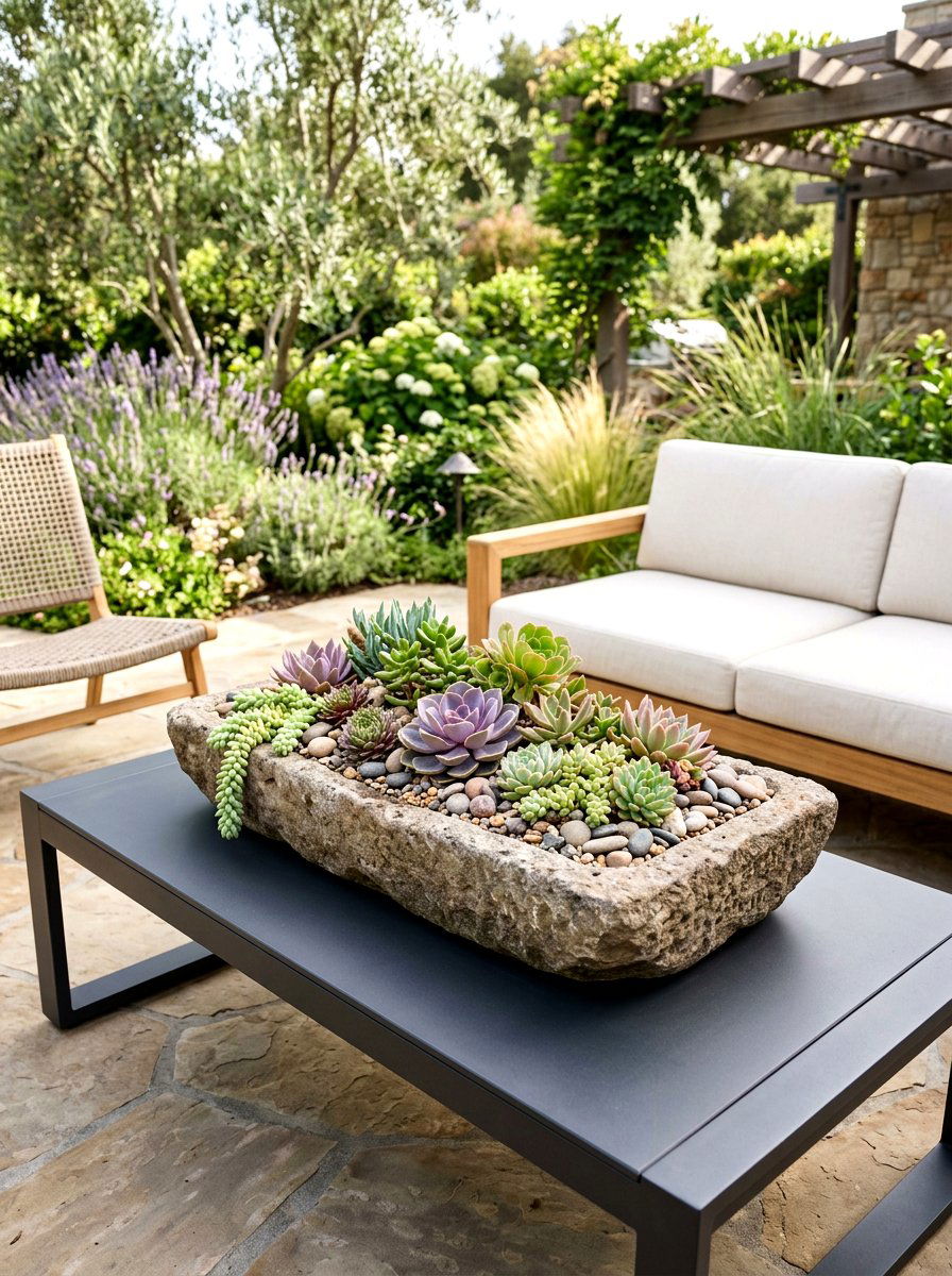 Succulent Container Garden - 25 Spring Flower Pot Ideas