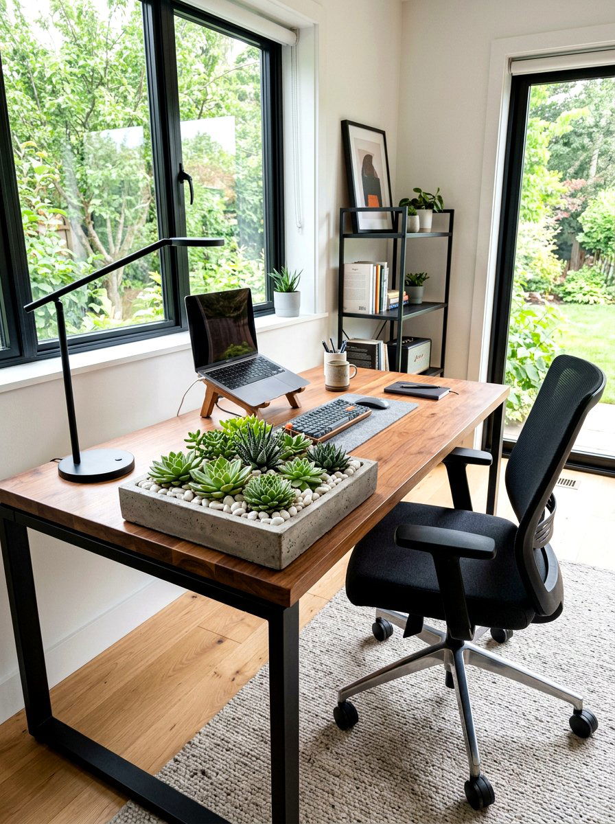 Succulent Garden Tray - 25 Spring Tray Decor Ideas