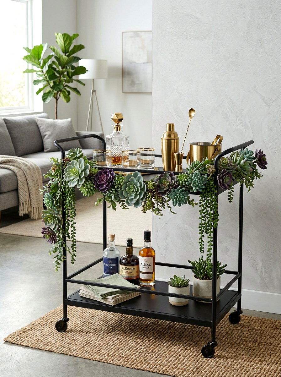 Succulent Vine - 25 Spring Garland Ideas