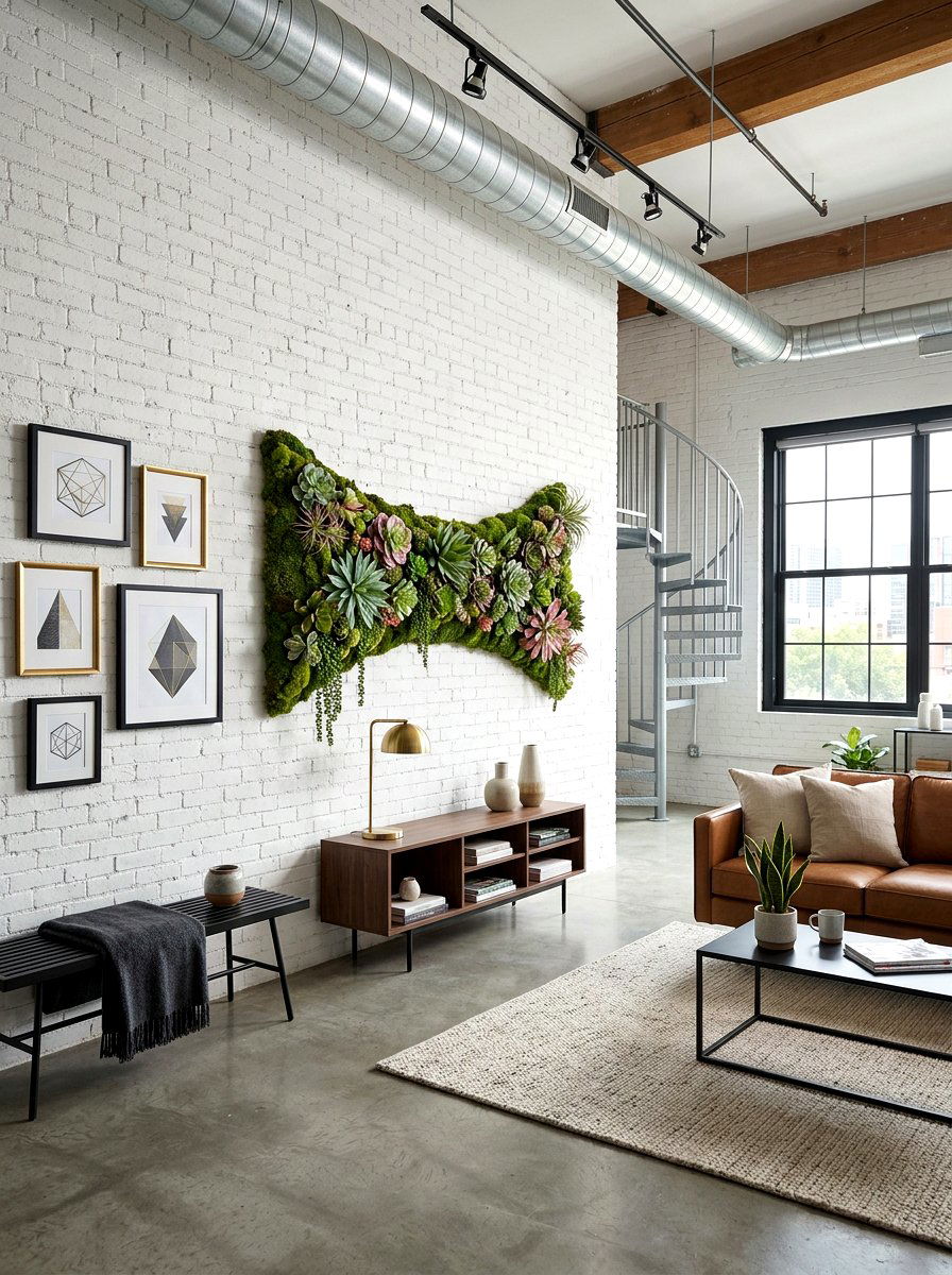 Succulent Wall Swag - 25 Spring Swag Arrangement Ideas