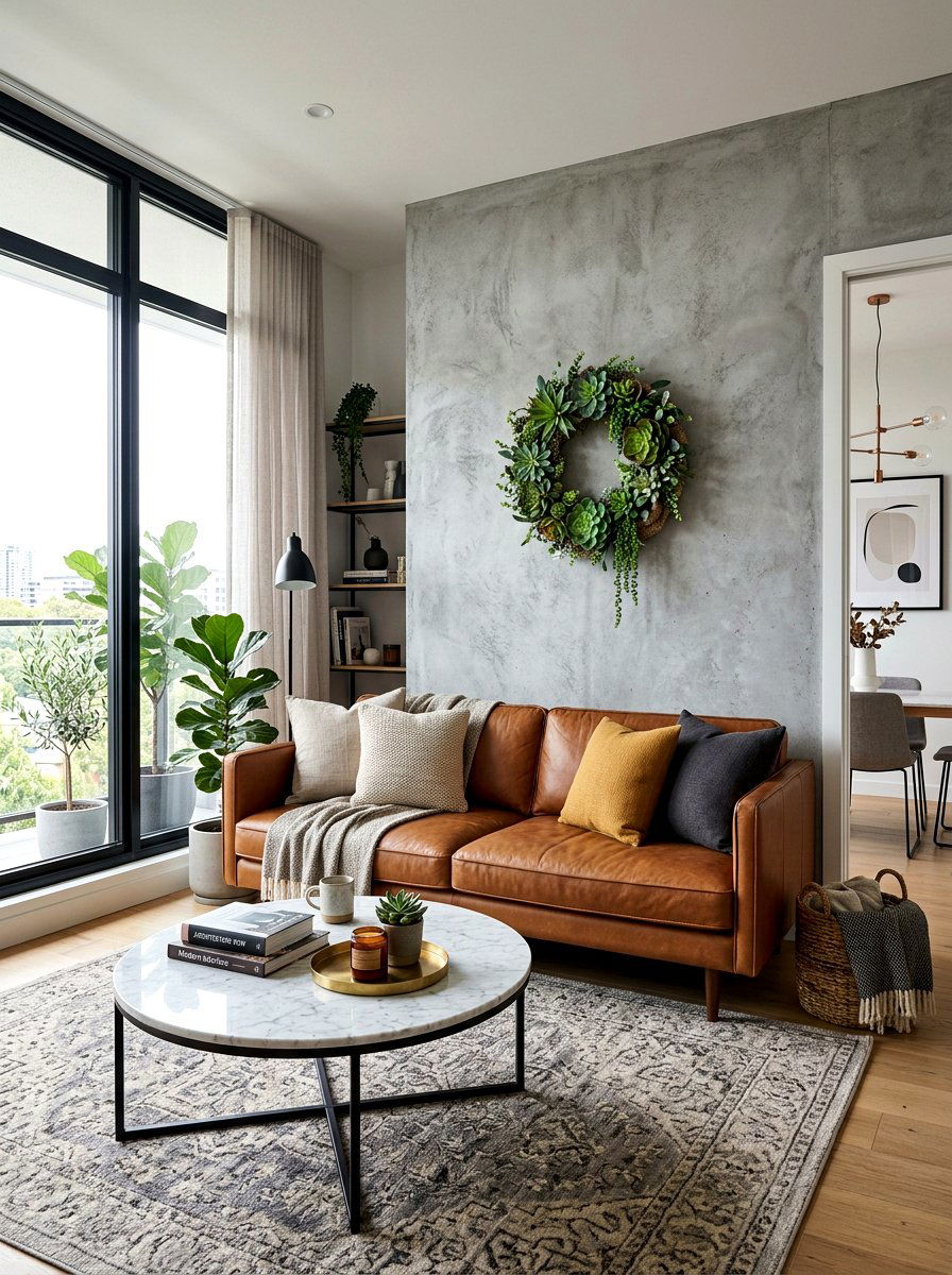 Succulent mini wreath - 25 Spring Mini Wreath Ideas