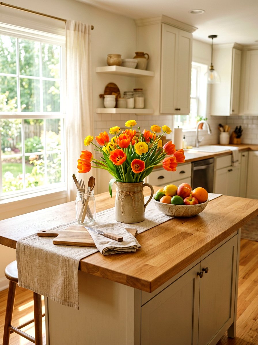 Sun Kissed Tulip and Buttercup - 25 Spring Mixed Bouquet Ideas