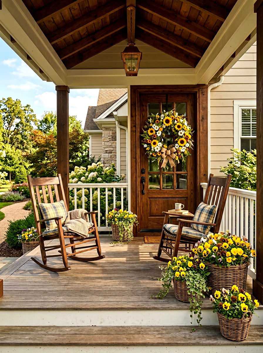 Sunflower Daisy Mix - 25 Spring Daisy Wreath Ideas