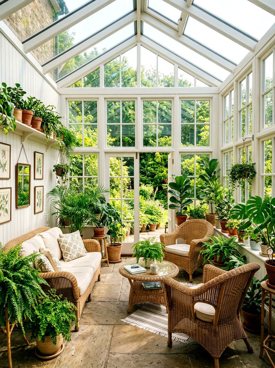 Sunroom Beadboard Wall - 25 Spring Beadboard Decor Ideas