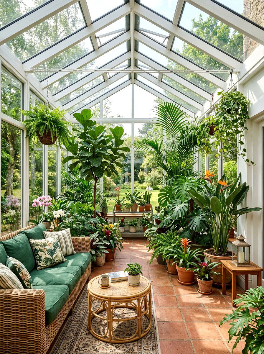 Sunroom Garden - 25 Spring Indoor Garden Ideas