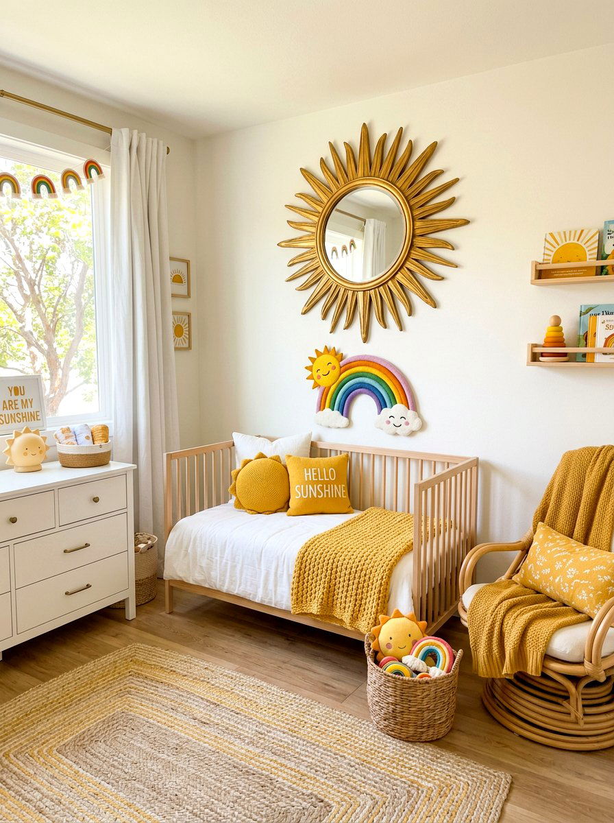 Sunshine Nursery Theme - 25 Spring Nursery Decor Ideas
