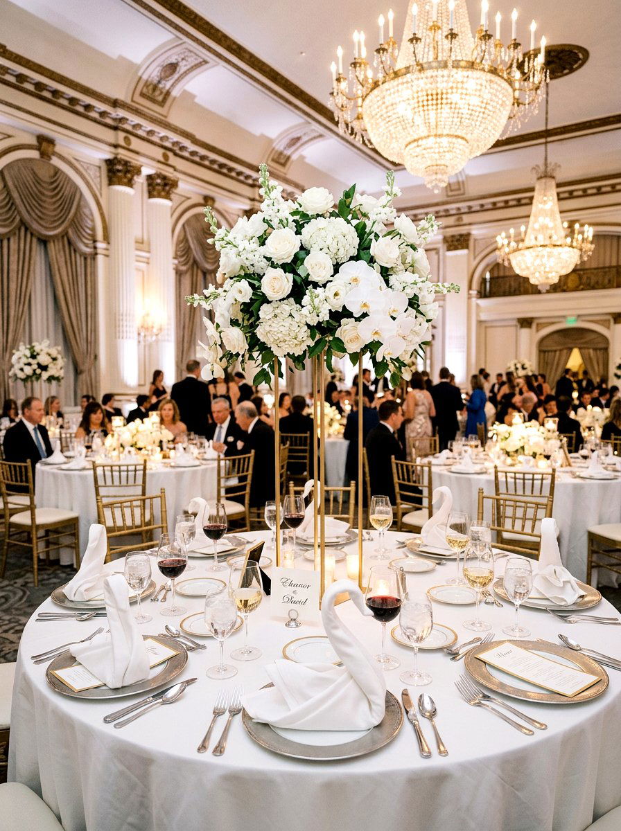 Swan Napkin - 25 Spring Napkin Folding Ideas