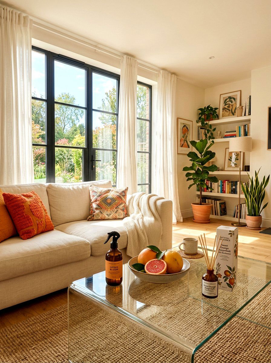 Sweet Orange Grapefruit Air Freshener - 25 Spring Essential Oil Ideas