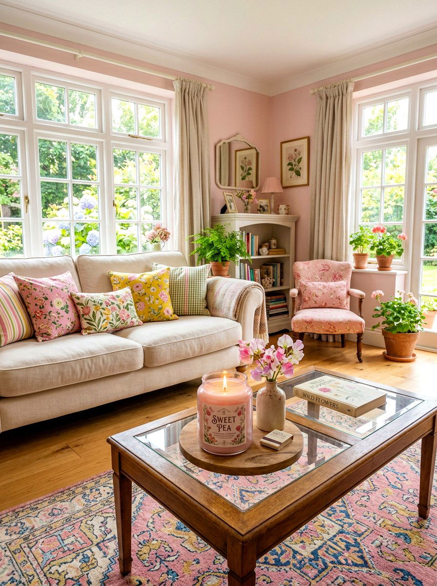 Sweet Pea Candle - 25 Spring Scent Ideas for Home