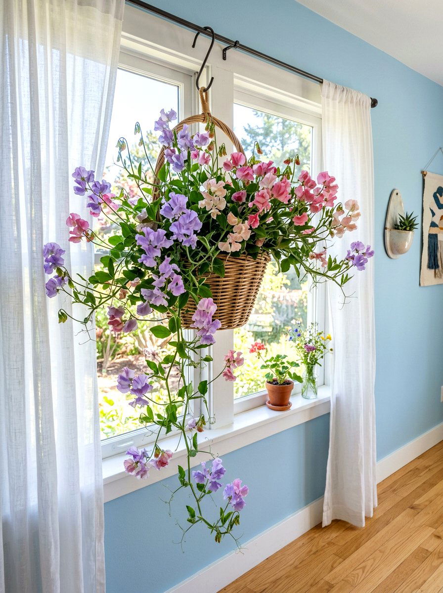 Sweet Pea Vine - 25 Spring Crepe Paper Flower Ideas