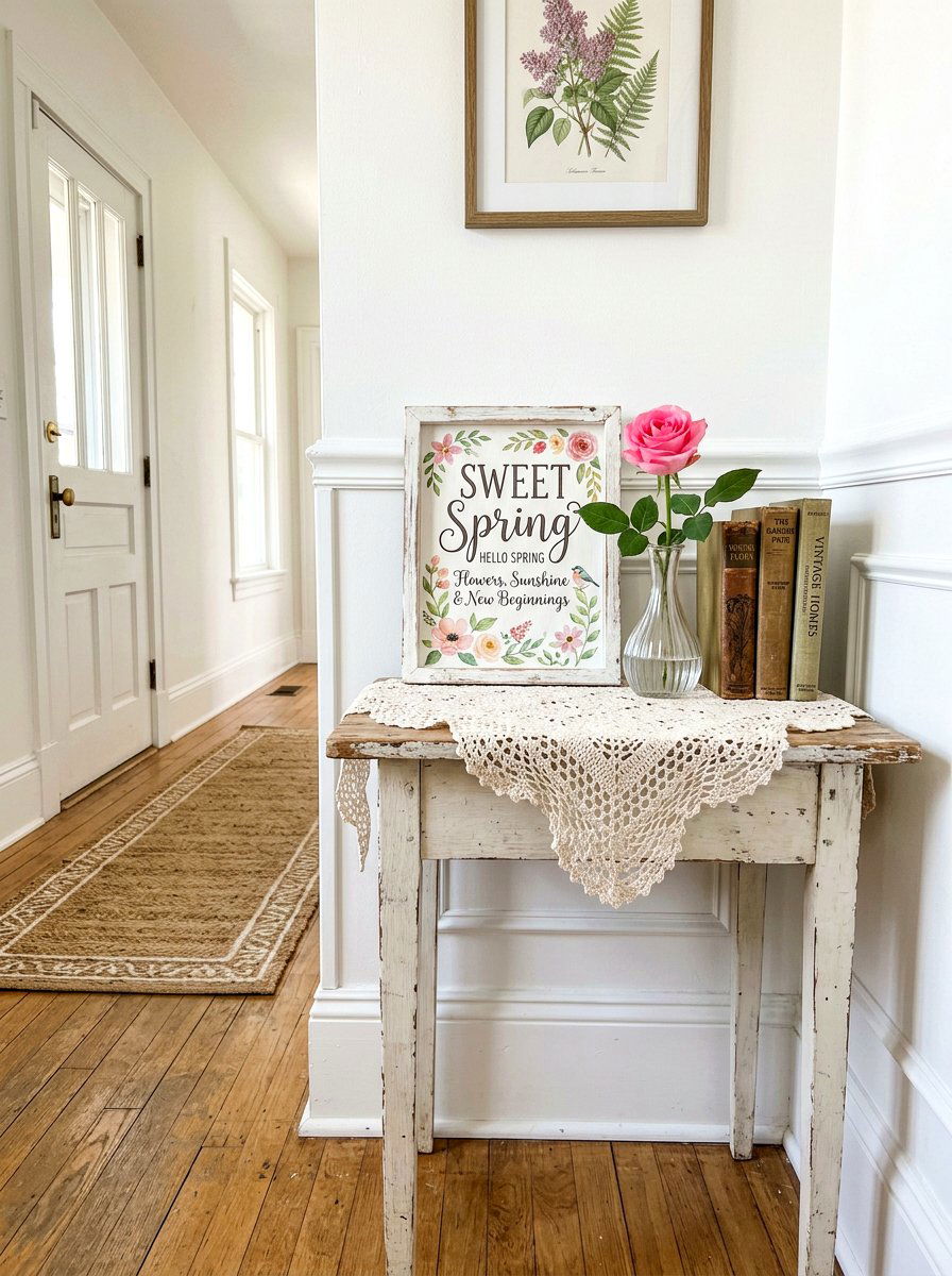 Sweet Spring Sign - 25 Spring Sign Decor Ideas