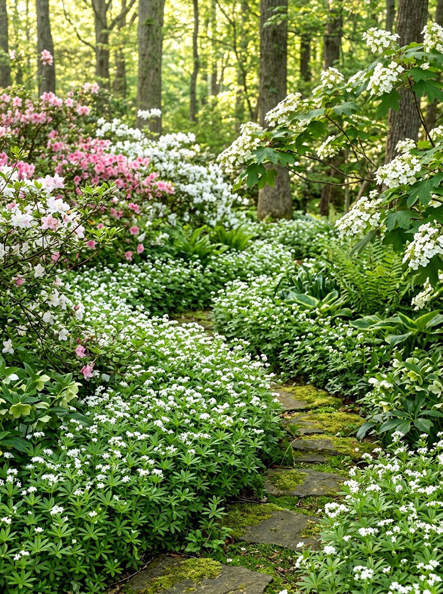 Sweet Woodruff - 25 Spring Ground Cover Ideas