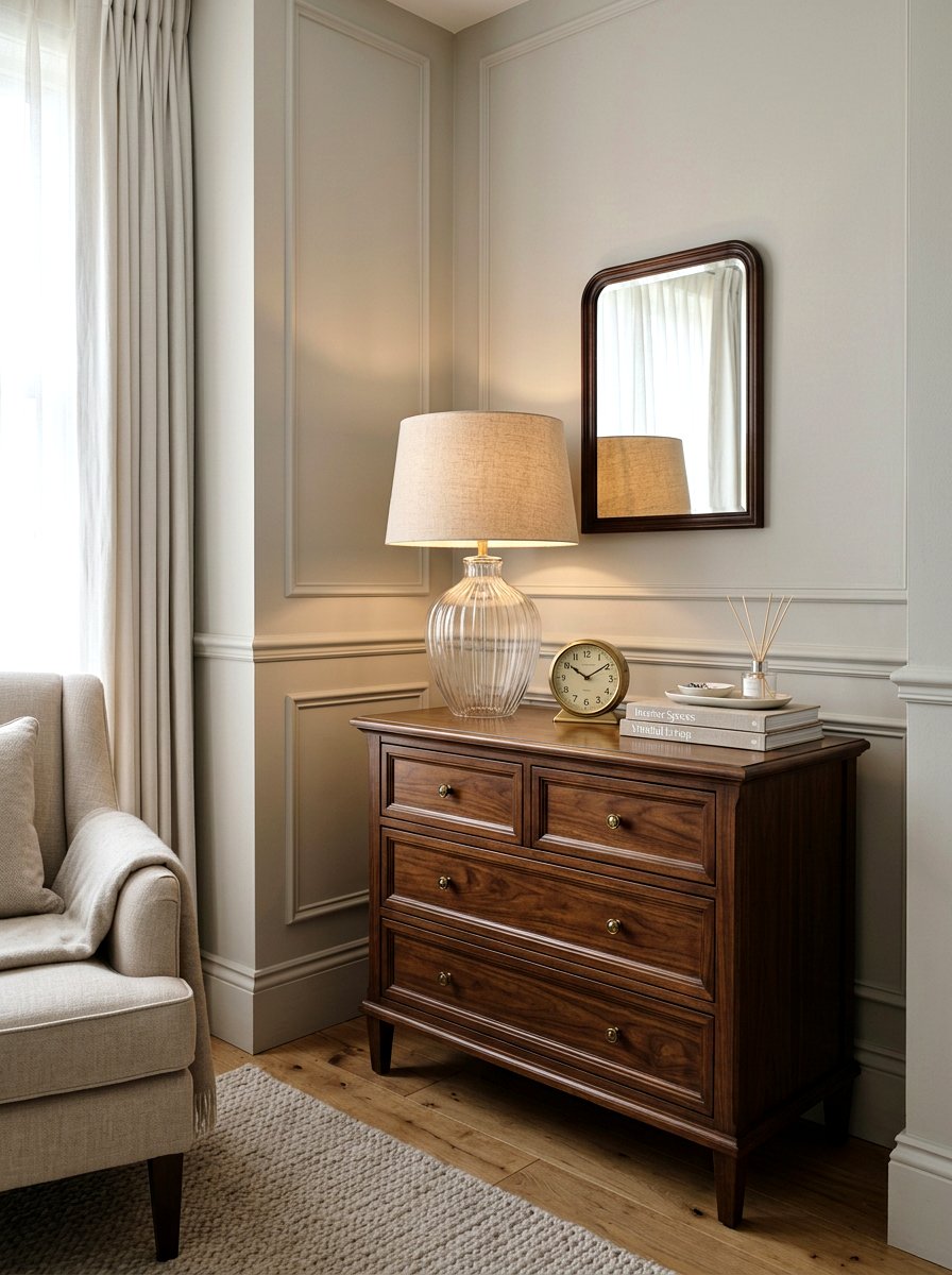 Table Lamp - 25 Spring Bedroom Dresser Decor Ideas