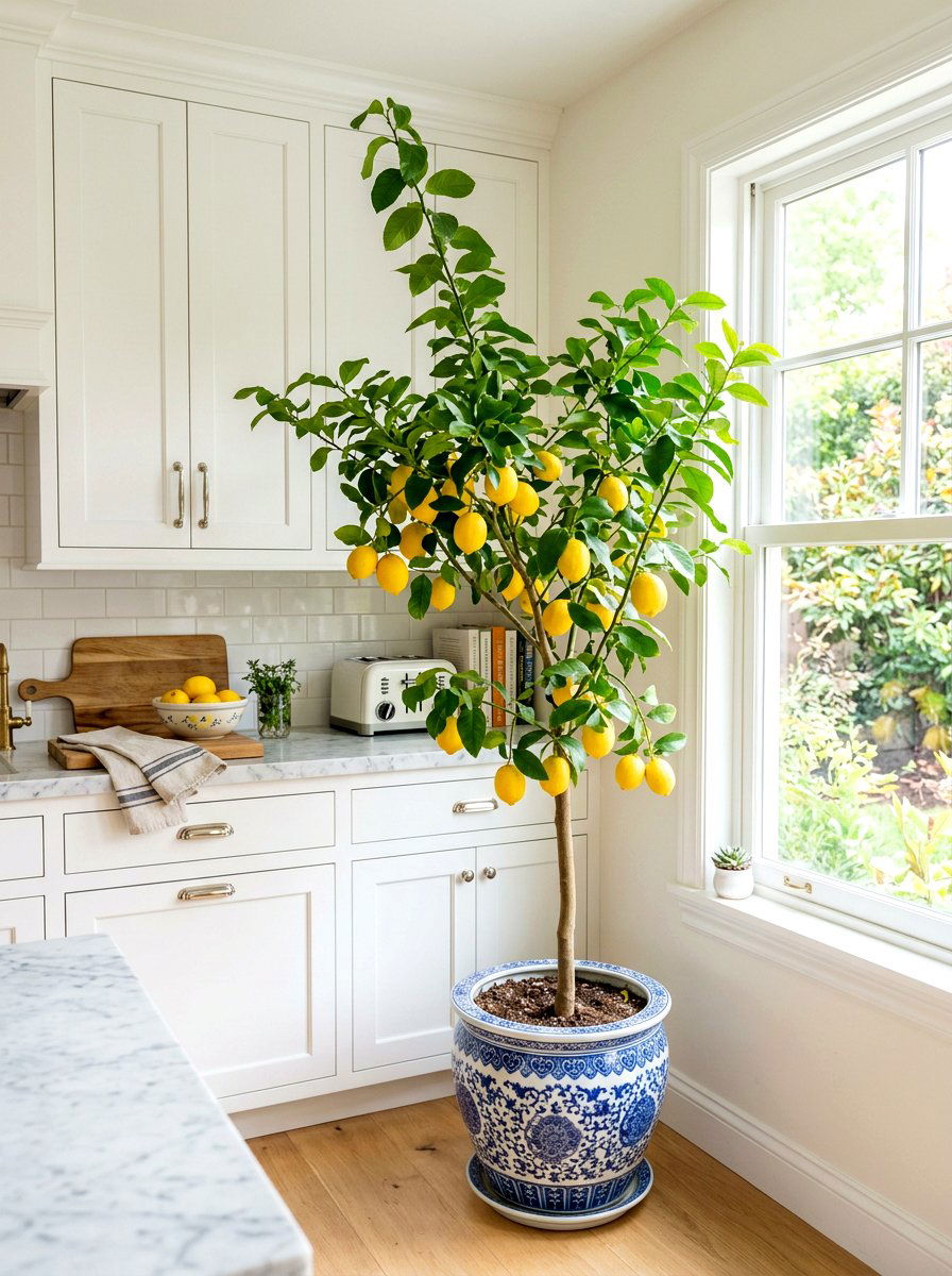 Tall Citrus Lemon Tree - 25 Spring Tall Plant Ideas