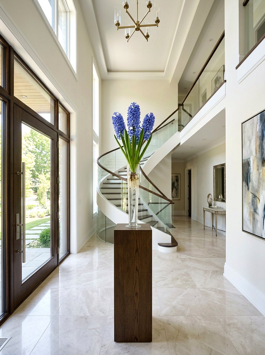 Tall Glass Hyacinth Vase - 25 Spring Hyacinth Bulb Glass Ideas