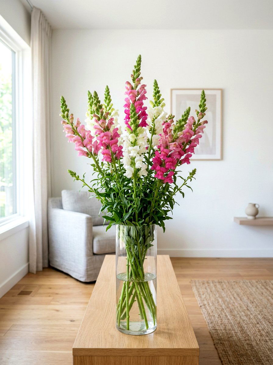 Tall Glass Vase Snapdragon - 25 Spring Snapdragon Arrangement Ideas