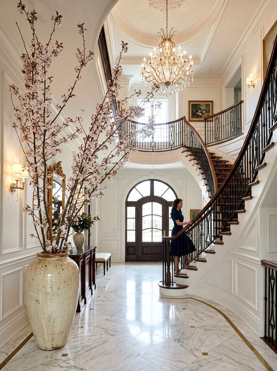 Tall cherry blossom branches - 25 Spring Fresh Flower Ideas