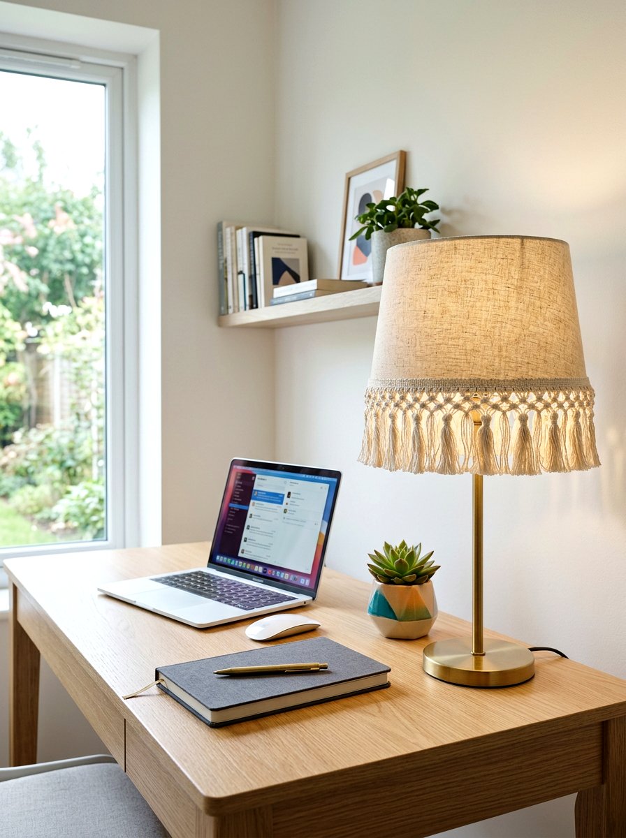 Tassel Lampshade Trim - 25 Spring Tassel Decor Ideas