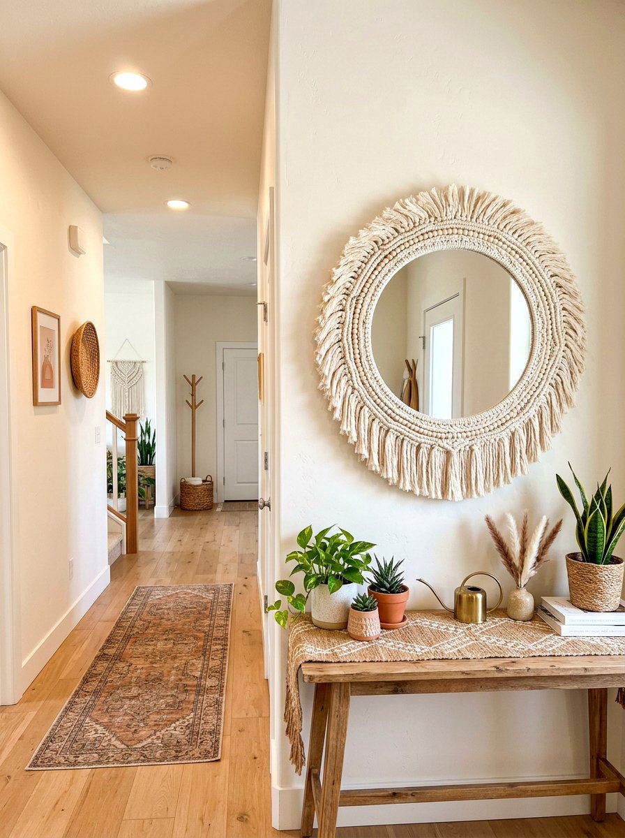 Tassel Mirror Frame - 25 Spring Tassel Decor Ideas