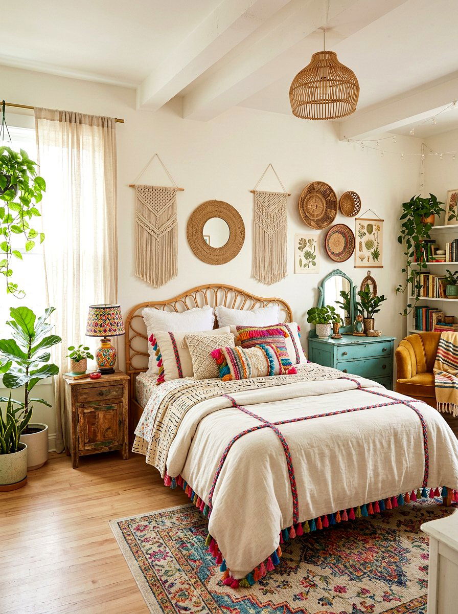 Tassel Trim Bedding - 25 Spring Bedding Ideas