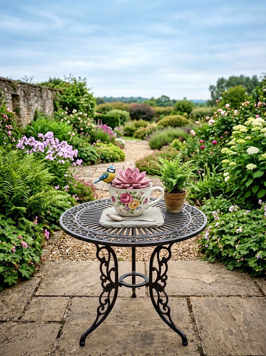Teacup Garden - 25 Spring Miniature Garden Ideas