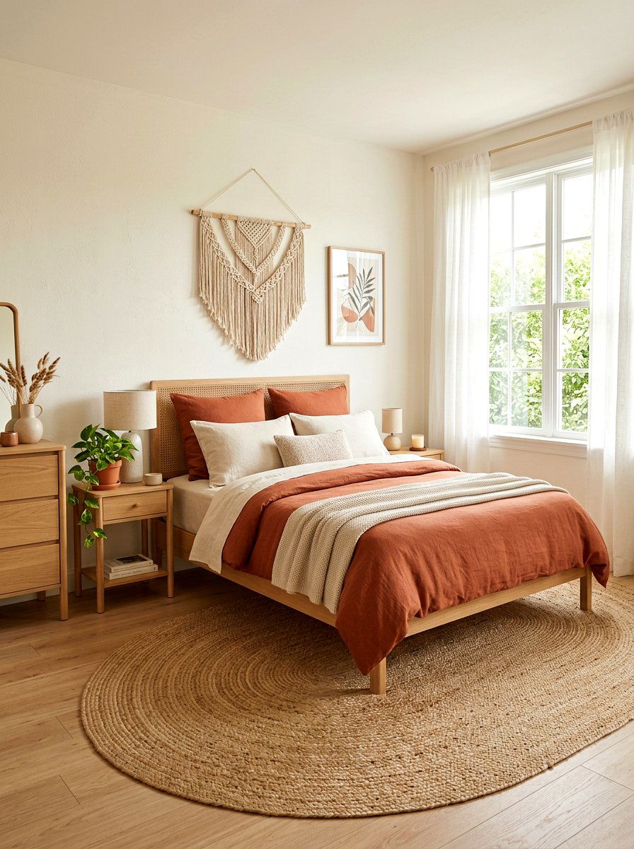 Terra Cotta Bedroom Color Palette - 25 Spring Terra Cotta Decor Ideas