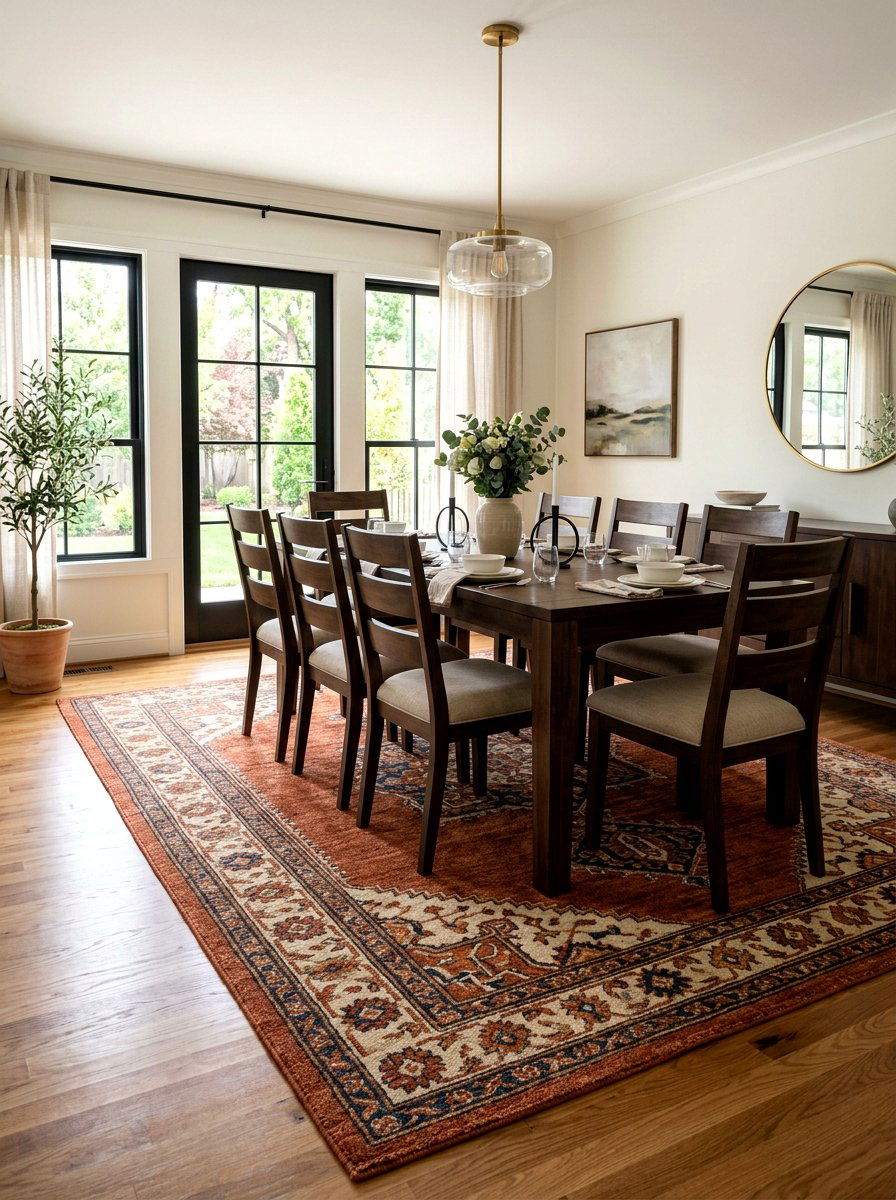 Terra Cotta Dining Room Rug - 25 Spring Terra Cotta Decor Ideas