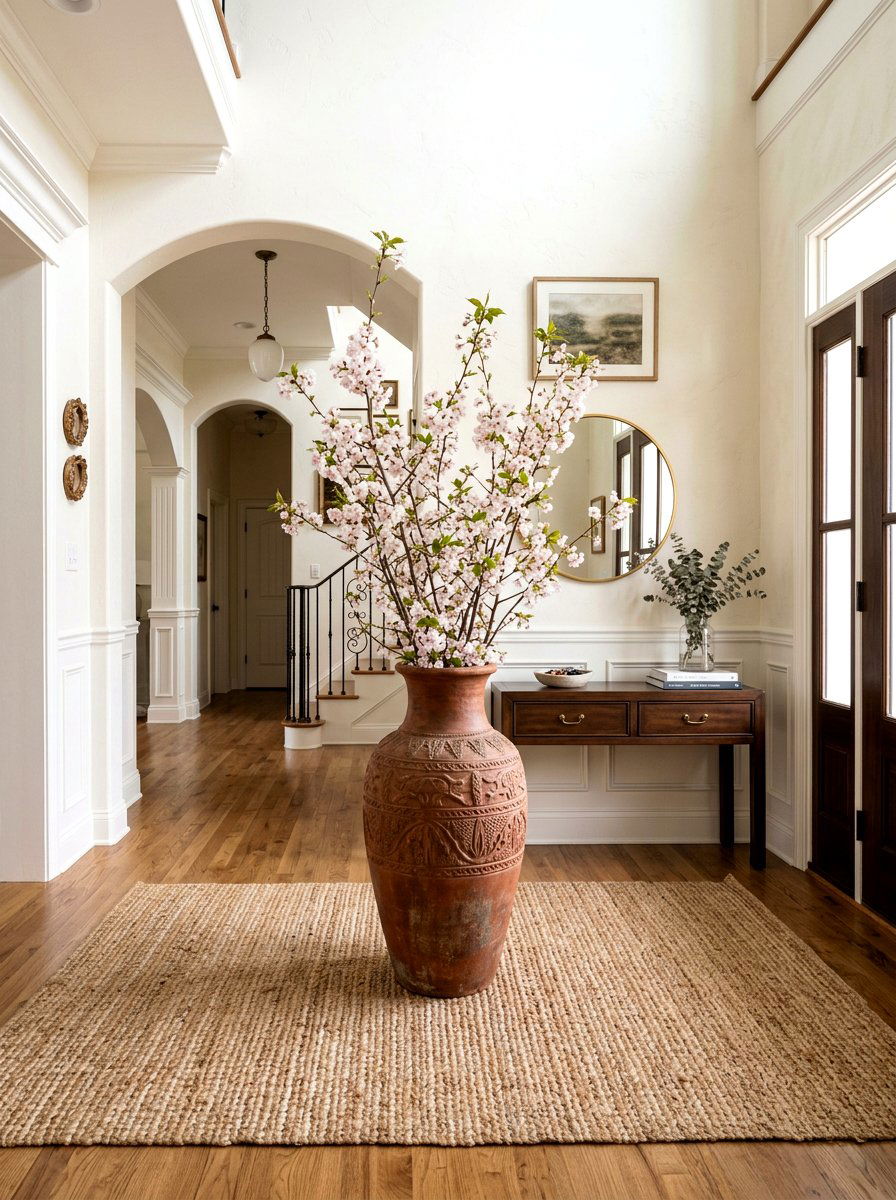 Terra Cotta Entryway Accents - 25 Spring Terra Cotta Decor Ideas