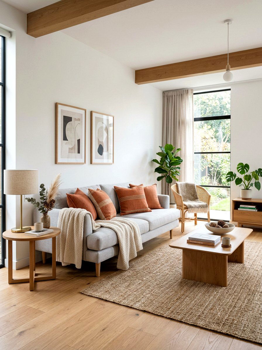 Terra Cotta Living Room Pillows - 25 Spring Terra Cotta Decor Ideas