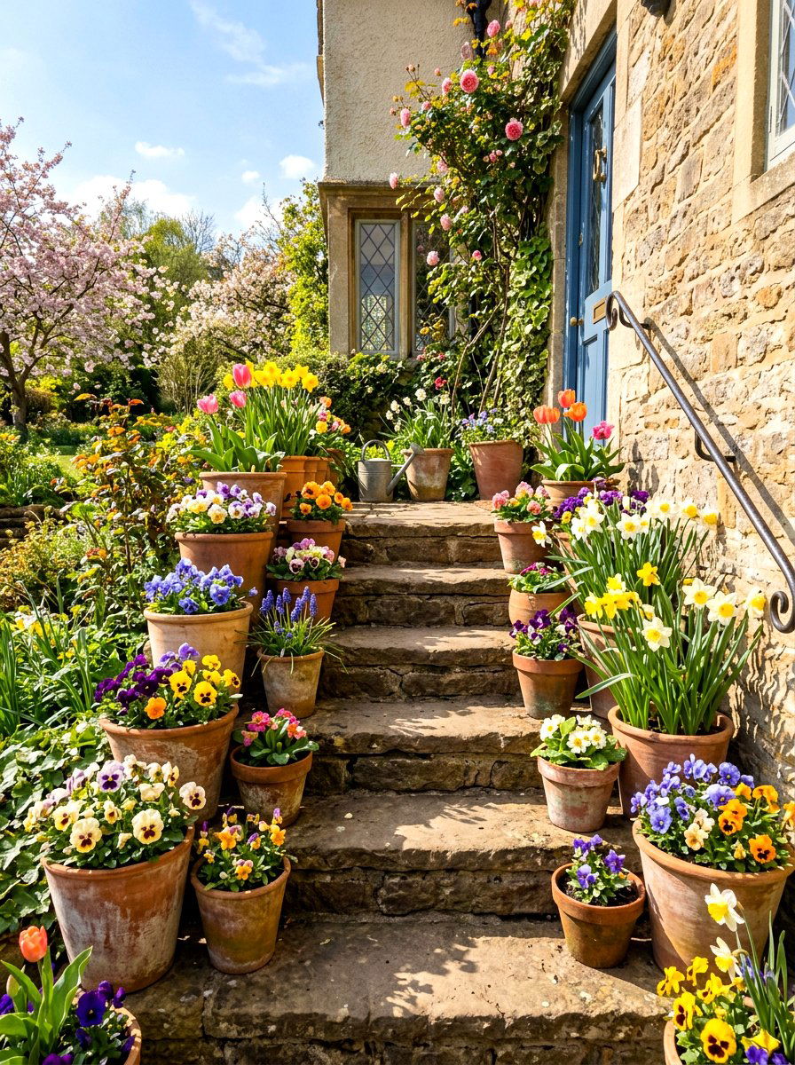 Terra Cotta Planters - 25 Spring Outdoor Decor Ideas