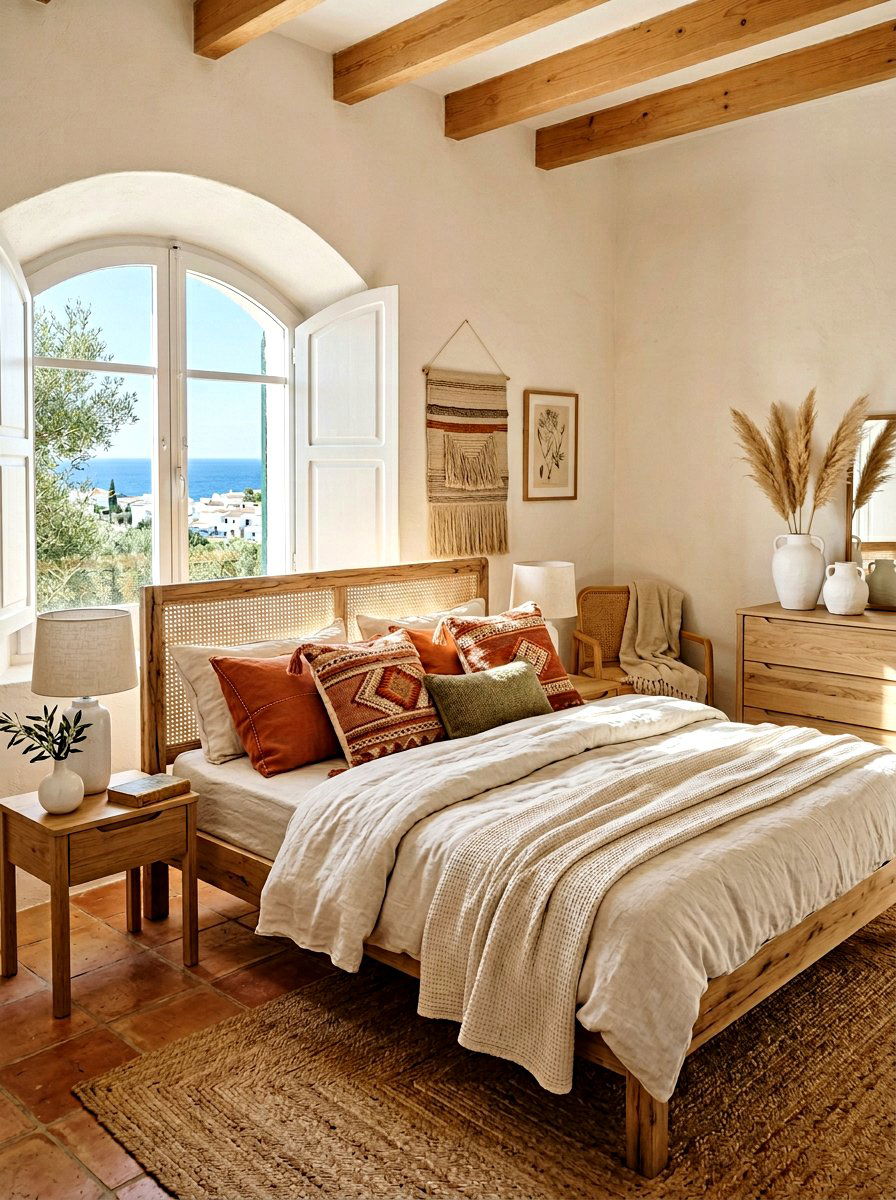 Terracotta Earthy Tone Pillow - 25 Spring Bedroom Pillow Ideas